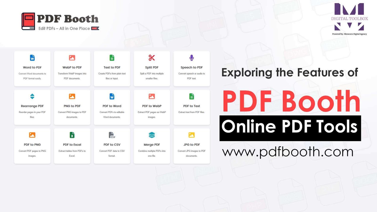 Exploring the Features of PDF Booth’s Online PDF Tools